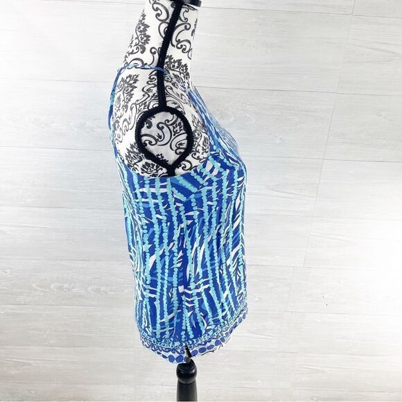 Lilly Pulitzer Leaf and Dot Samba Silk Halter Top - Picture 6 of 10